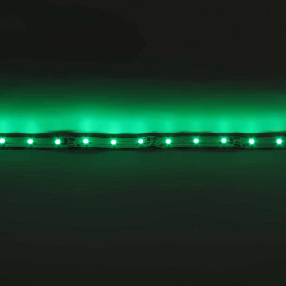 светодиодная лента standart class, 3528, 60led/m, green, 12v, ip33, артикул 52707