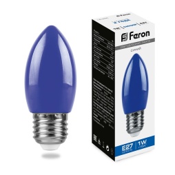 лампа светодиодная feron lb-376 25925 e27  1w, артикул 25925