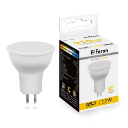 лампа светодиодная feron lb-760 38137 g5.3 2700к 11w, артикул 38137