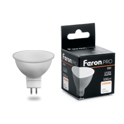 лампа светодиодная feron lb-1608 38089 g5.3 2700к 8w, артикул 38089