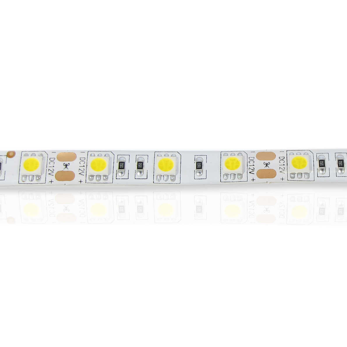светодиодная лента standart class, 5050, 60led/m, warm white, 12v, ip65, артикул 52718