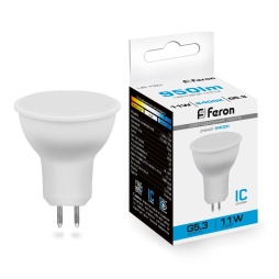 лампа светодиодная feron lb-760 38139 g5.3 6400к 11w, артикул 38139
