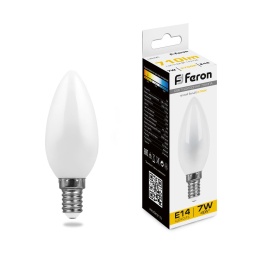 лампа светодиодная feron lb-570 25799 e14 4000к 9w, артикул 25799