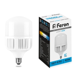 лампа светодиодная feron lb-65 25538 e27-e40 6400к 40w, артикул 25538